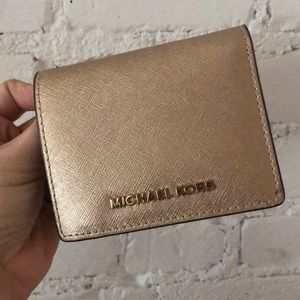 Michael Kors Gold Billfold